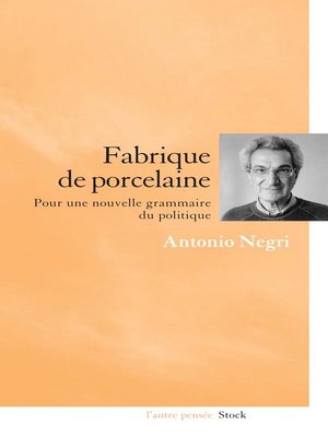 cover image of Fabrique de porcelaine